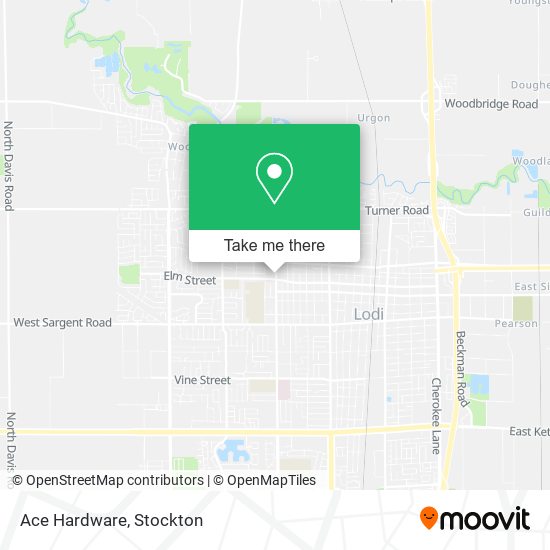 Mapa de Ace Hardware