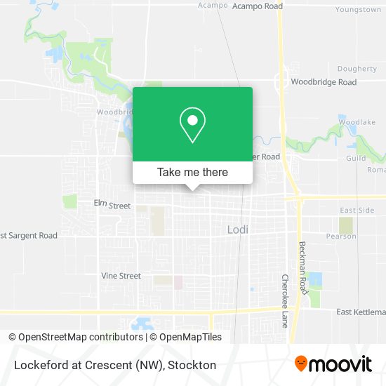 Mapa de Lockeford at Crescent (NW)