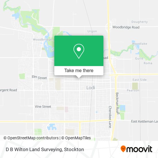 D B Wilton Land Surveying map