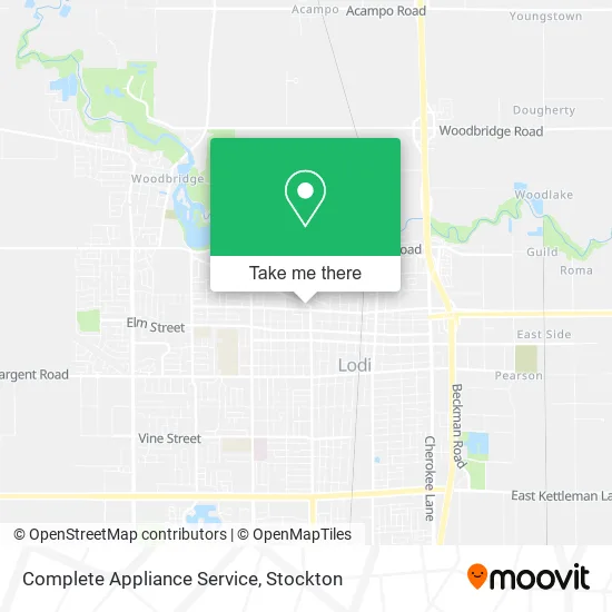 Complete Appliance Service map