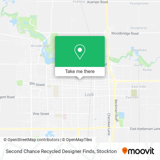 Second Chance Recycled Designer Finds map