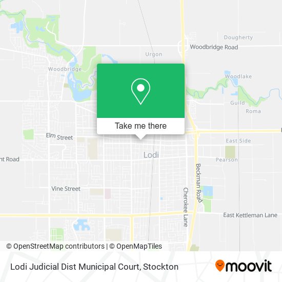 Lodi Judicial Dist Municipal Court map