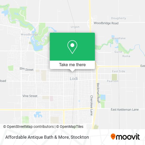 Affordable Antique Bath & More map