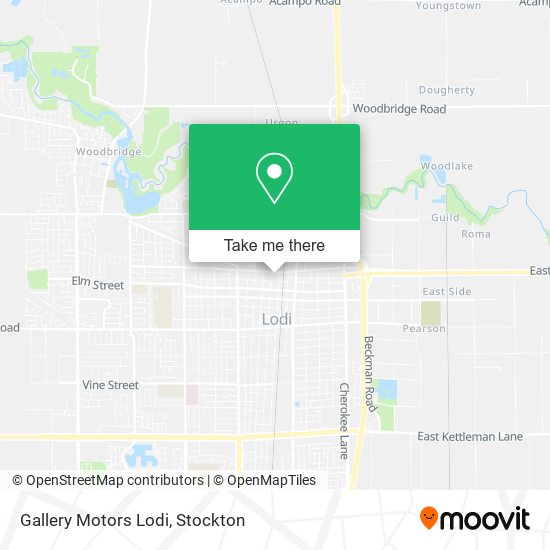 Gallery Motors Lodi map
