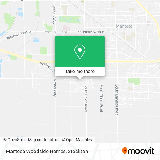 Manteca Woodside Homes map