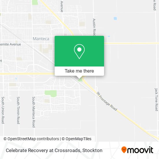 Celebrate Recovery at Crossroads map