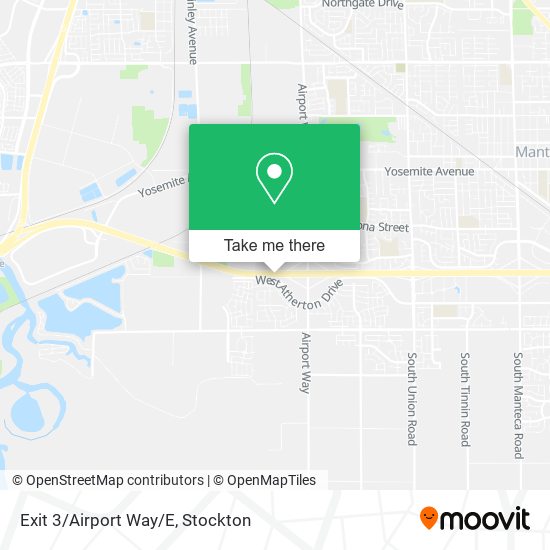 Exit 3/Airport Way/E map