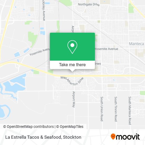 Mapa de La Estrella Tacos & Seafood