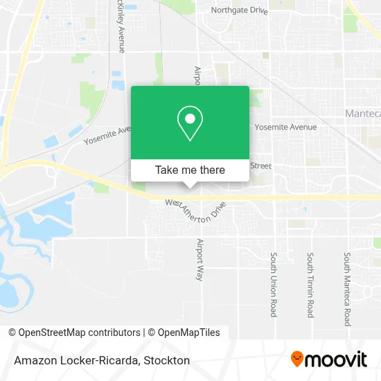 Amazon Locker-Ricarda map