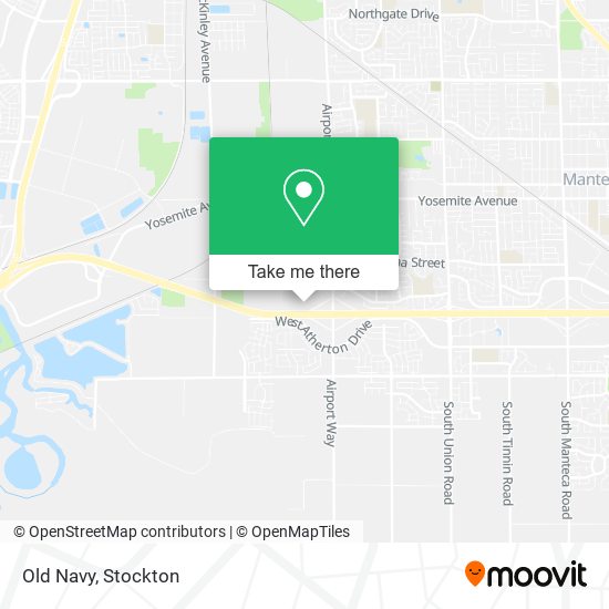 Mapa de Old Navy