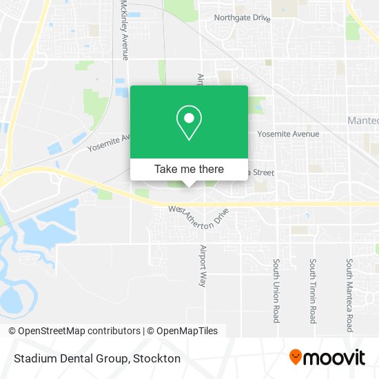 Stadium Dental Group map