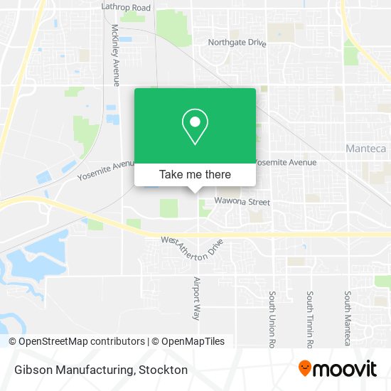 Gibson Manufacturing map