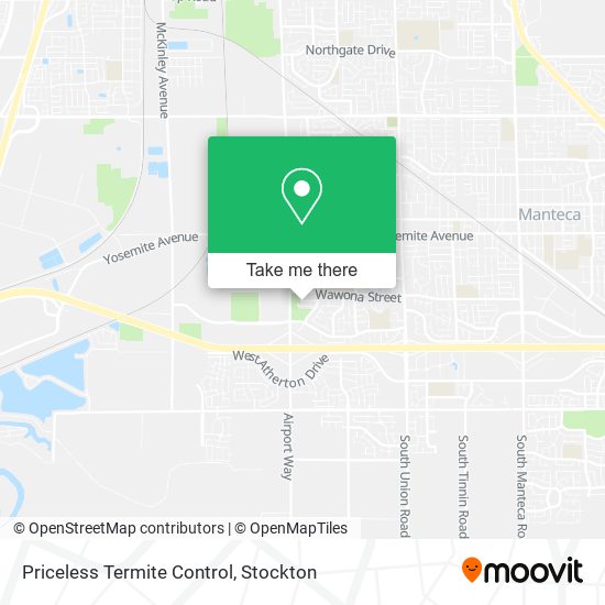 Priceless Termite Control map