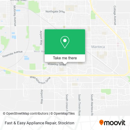 Fast & Easy Appliance Repair map