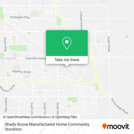 Mapa de Shady Grove Manufactured Home Community