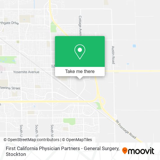 First California Physician Partners - General Surgery map
