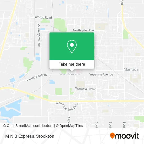 Mapa de M N B Express