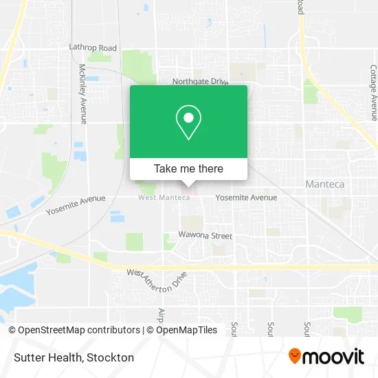 Sutter Health map