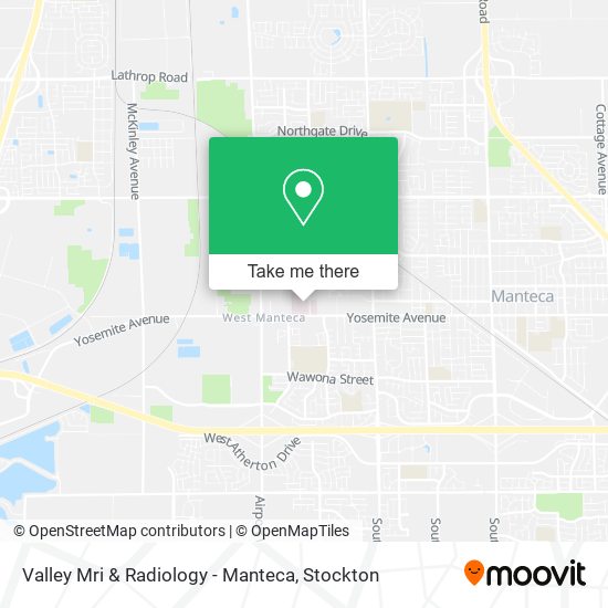 Mapa de Valley Mri & Radiology - Manteca