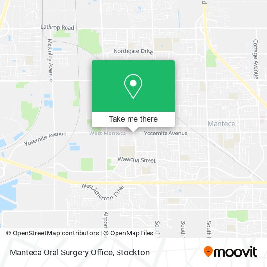 Manteca Oral Surgery Office map