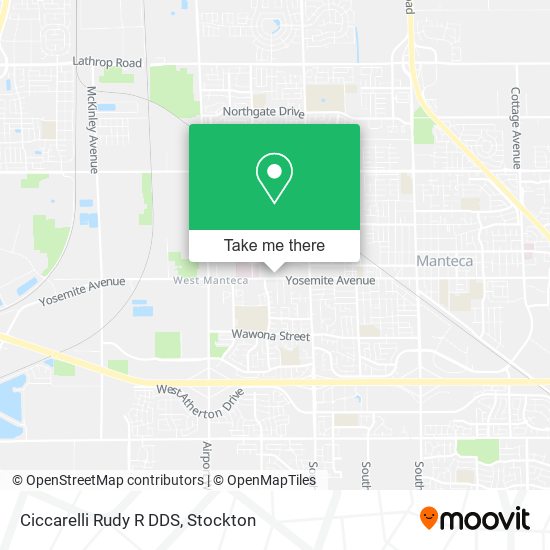 Ciccarelli Rudy R DDS map