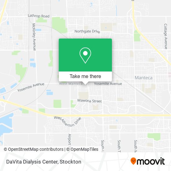 DaVita Dialysis Center map