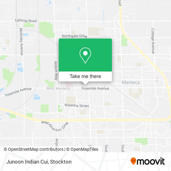 Junoon Indian Cui map
