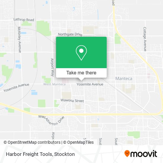 Harbor Freight Tools map