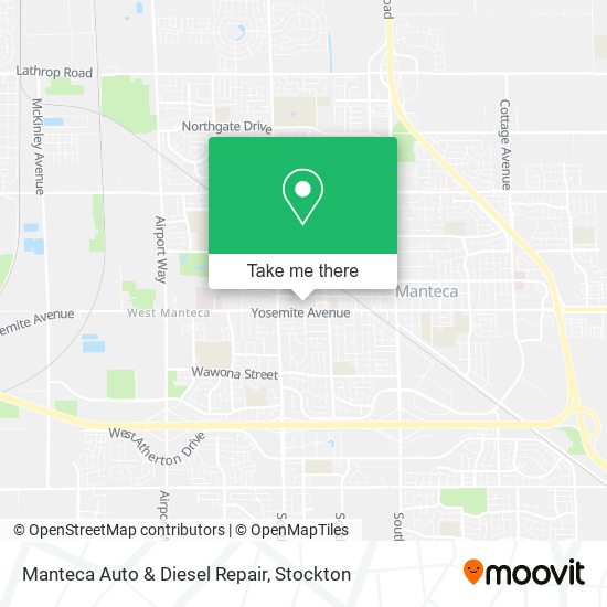 Manteca Auto & Diesel Repair map