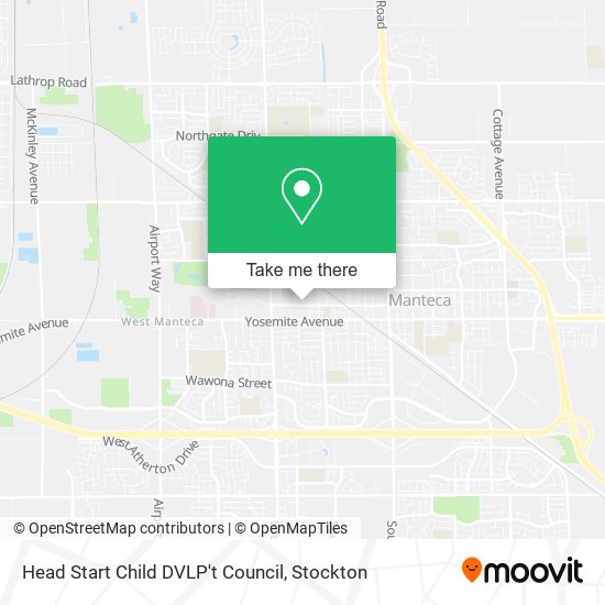 Mapa de Head Start Child DVLP't Council