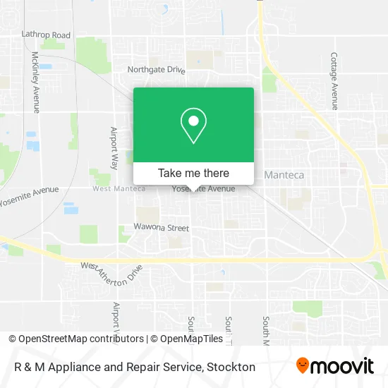 R & M Appliance and Repair Service map