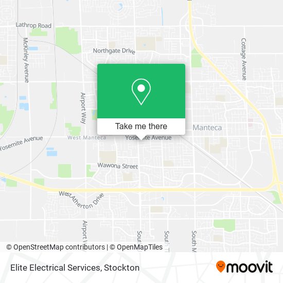 Elite Electrical Services map
