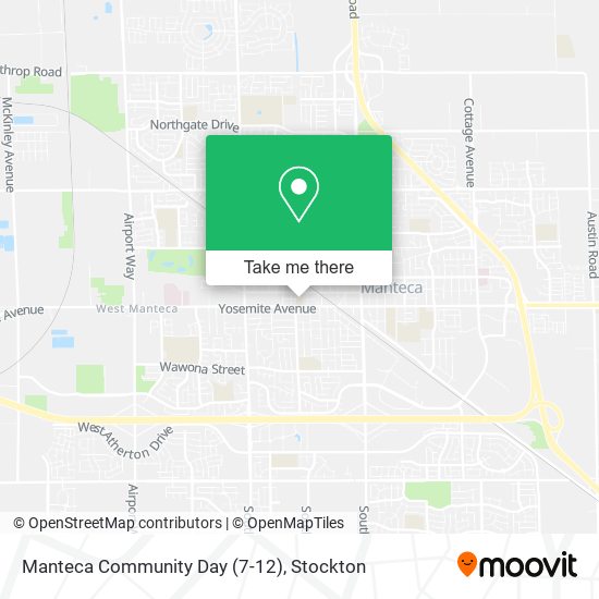 Manteca Community Day (7-12) map
