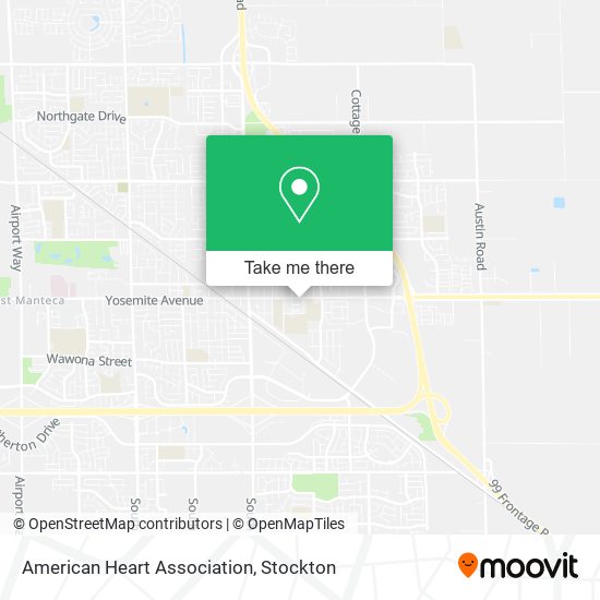 American Heart Association map
