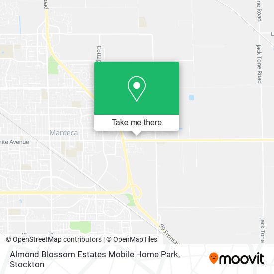 Almond Blossom Estates Mobile Home Park map