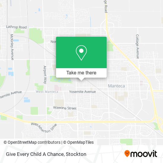 Give Every Child A Chance map