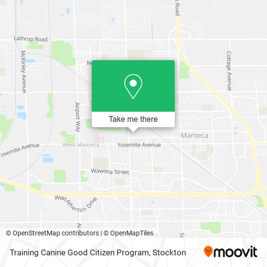 Mapa de Training Canine Good Citizen Program