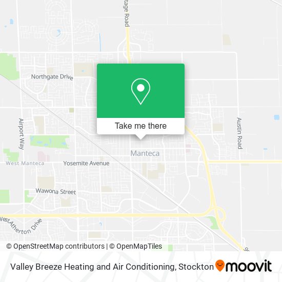 Valley Breeze Heating and Air Conditioning map