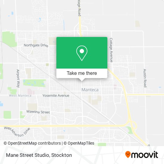 Mane Street Studio map