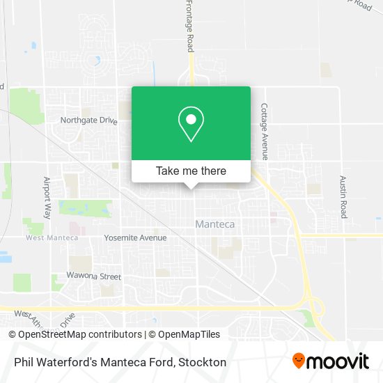 Mapa de Phil Waterford's Manteca Ford
