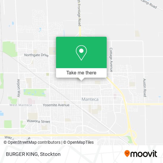 Mapa de BURGER KING