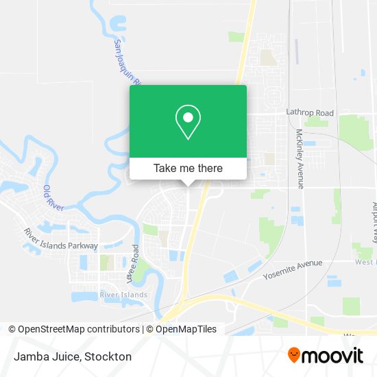 Jamba Juice map