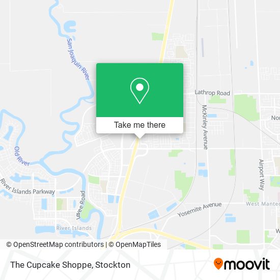 The Cupcake Shoppe map