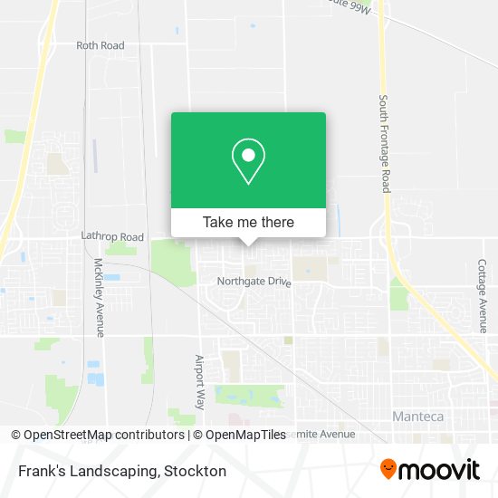 Frank's Landscaping map