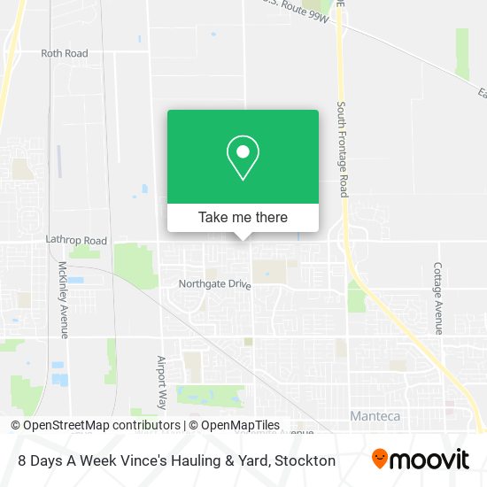 8 Days A Week Vince's Hauling & Yard map