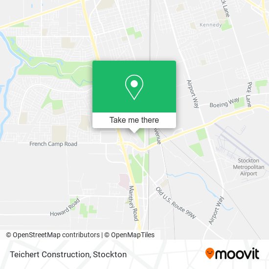 Teichert Construction map