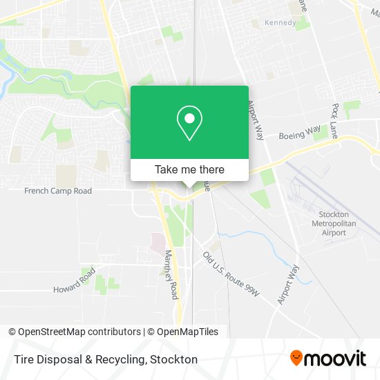 Tire Disposal & Recycling map