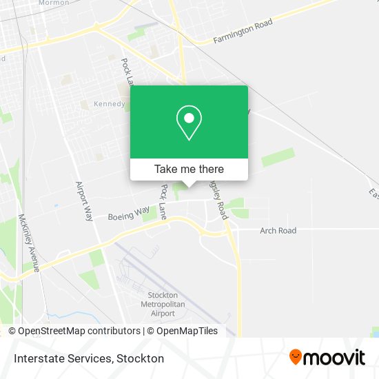 Mapa de Interstate Services