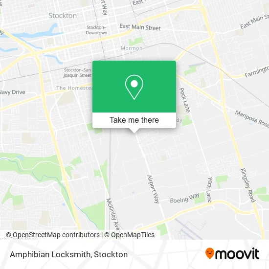 Amphibian Locksmith map