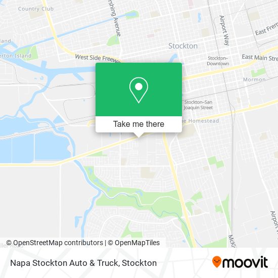 Mapa de Napa Stockton Auto & Truck